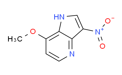 CAS No. 1116136-57-2, 7-Methoxy-3-nitro-1H-pyrrolo[3,2-b]pyridine