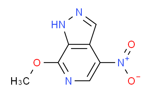 CAS No. 1416374-56-5, 7-Methoxy-4-nitro-1H-pyrazolo[3,4-c]pyridine