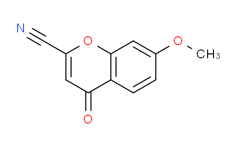 CAS No. 33544-14-8, 7-Methoxy-4-oxo-4H-chromene-2-carbonitrile