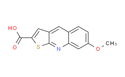 CAS No. 351358-68-4, 7-Methoxythieno[2,3-b]quinoline-2-carboxylic acid
