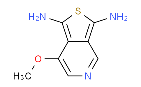 CAS No. 314033-46-0, 7-Methoxythieno[3,4-c]pyridine-1,3-diamine