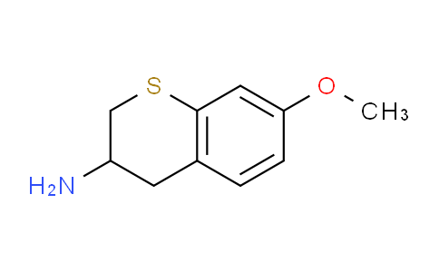CAS No. 885270-56-4, 7-Methoxythiochroman-3-amine