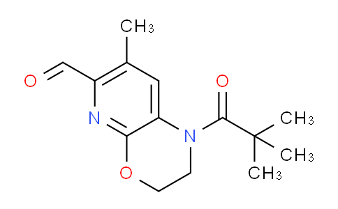 CAS No. 1261366-00-0, 7-Methyl-1-pivaloyl-2,3-dihydro-1H-pyrido[2,3-b]-[1,4]oxazine-6-carbaldehyde