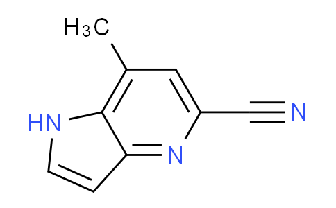 CAS No. 1082041-06-2, 7-Methyl-1H-pyrrolo[3,2-b]pyridine-5-carbonitrile
