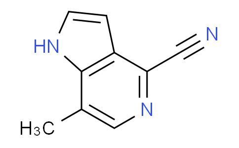 CAS No. 1082041-01-7, 7-Methyl-1H-pyrrolo[3,2-c]pyridine-4-carbonitrile