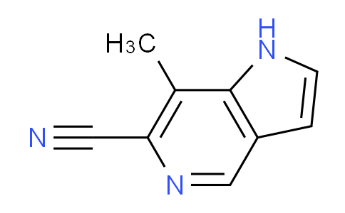 CAS No. 1082041-08-4, 7-Methyl-1H-pyrrolo[3,2-c]pyridine-6-carbonitrile