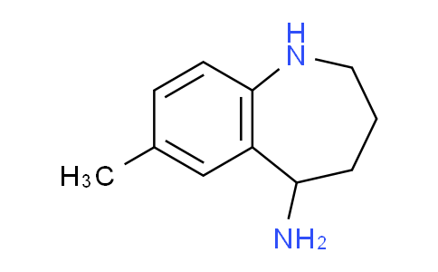 CAS No. 886367-51-7, 7-Methyl-2,3,4,5-tetrahydro-1H-benzo[b]azepin-5-amine