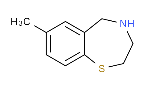 CAS No. 1824272-35-6, 7-Methyl-2,3,4,5-tetrahydrobenzo[f][1,4]thiazepine