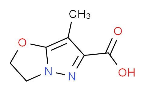 CAS No. 1239844-56-4, 7-Methyl-2,3-dihydropyrazolo[5,1-b]oxazole-6-carboxylic acid