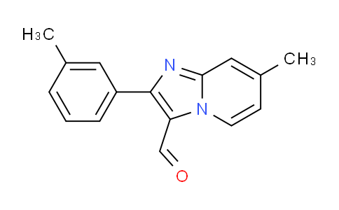 CAS No. 898386-40-8, 7-Methyl-2-(m-tolyl)imidazo[1,2-a]pyridine-3-carbaldehyde