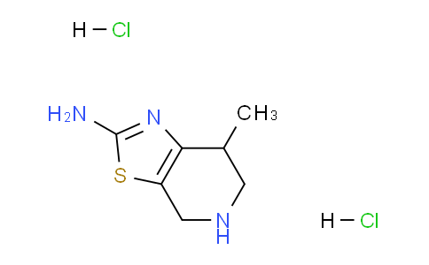 CAS No. 1253415-56-3, 7-Methyl-4,5,6,7-tetrahydrothiazolo[5,4-c]pyridin-2-amine dihydrochloride
