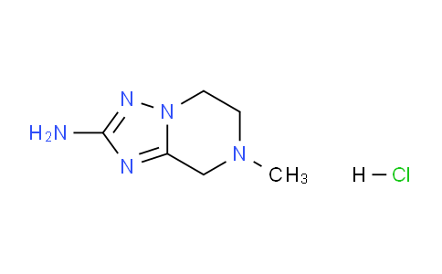 CAS No. 1956380-46-3, 7-Methyl-5,6,7,8-tetrahydro-[1,2,4]triazolo[1,5-a]pyrazin-2-amine hydrochloride