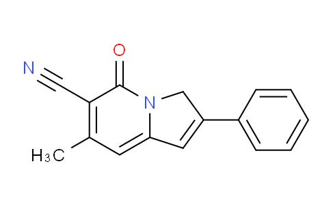 CAS No. 59615-75-7, 7-Methyl-5-oxo-2-phenyl-3,5-dihydroindolizine-6-carbonitrile