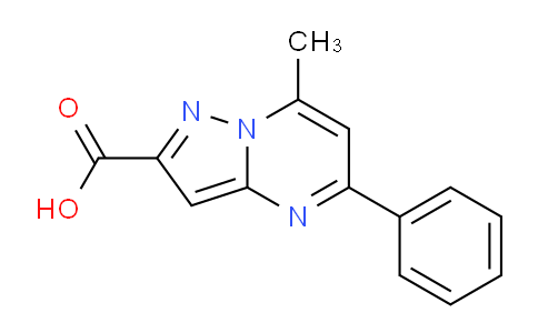 CAS No. 312922-05-7, 7-Methyl-5-phenylpyrazolo[1,5-a]pyrimidine-2-carboxylic acid
