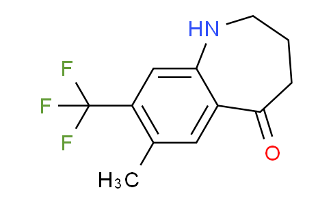 CAS No. 872624-58-3, 7-Methyl-8-(trifluoromethyl)-3,4-dihydro-1H-benzo[b]azepin-5(2H)-one