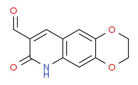 CAS No. 683268-08-8, 7-oxo-2,3,6,7-Tetrahydro-[1,4]dioxino[2,3-g]quinoline-8-carbaldehyde