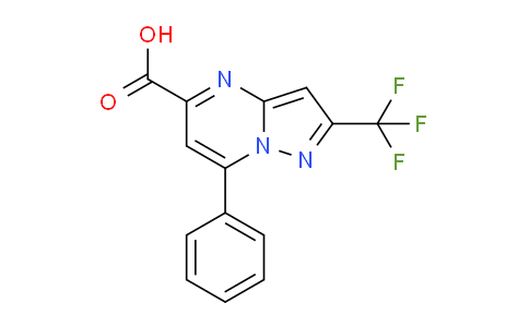 CAS No. 1245808-60-9, 7-Phenyl-2-(trifluoromethyl)pyrazolo[1,5-a]pyrimidine-5-carboxylic acid
