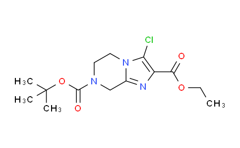 CAS No. 1174069-07-8, 7-tert-Butyl 2-ethyl 3-chloro-5,6-dihydroimidazo[1,2-a]pyrazine-2,7(8H)-dicarboxylate