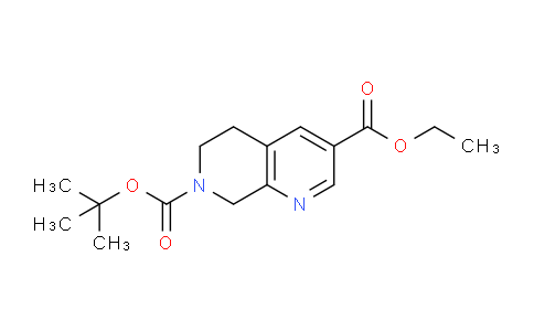 CAS No. 1265203-38-0, 7-tert-Butyl 3-ethyl 5,6-dihydro-1,7-naphthyridine-3,7(8H)-dicarboxylate