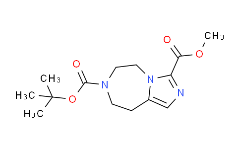 CAS No. 1823266-72-3, 7-tert-Butyl 3-methyl 8,9-dihydro-5H-imidazo[1,5-d][1,4]diazepine-3,7(6H)-dicarboxylate