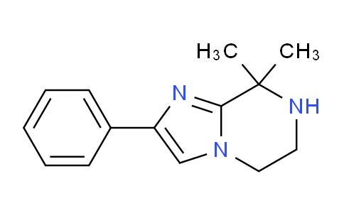 CAS No. 1416439-16-1, 8,8-Dimethyl-2-phenyl-5,6,7,8-tetrahydroimidazo[1,2-a]pyrazine