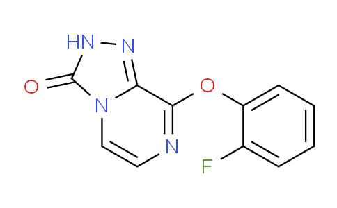 CAS No. 1710833-88-7, 8-(2-Fluorophenoxy)-[1,2,4]triazolo[4,3-a]pyrazin-3(2H)-one