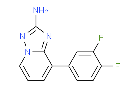 CAS No. 1329672-80-1, 8-(3,4-Difluorophenyl)-[1,2,4]triazolo[1,5-a]pyridin-2-amine
