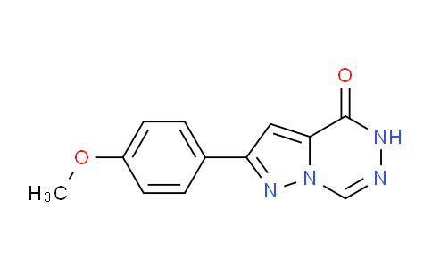 CAS No. 135104-21-1, 8-(4-Methoxyphenyl)pyrazolo[1,5-d][1,2,4]triazinone