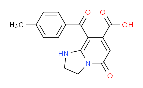 CAS No. 1263215-89-9, 8-(4-Methylbenzoyl)-5-oxo-1,2,3,5-tetrahydroimidazo[1,2-a]pyridine-7-carboxylic acid