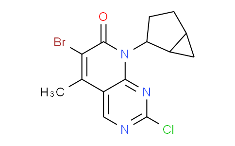 CAS No. 1956371-28-0, 8-(Bicyclo[3.1.0]hexan-2-yl)-6-bromo-2-chloro-5-methylpyrido[2,3-d]pyrimidin-7(8H)-one