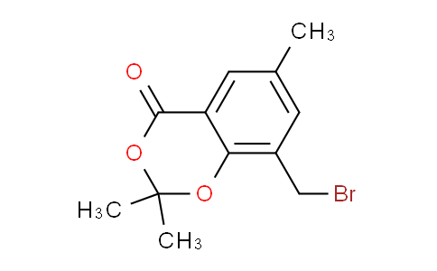 CAS No. 1956322-90-9, 8-(Bromomethyl)-2,2,6-trimethyl-4H-benzo[d][1,3]dioxin-4-one