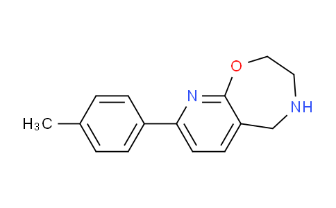 CAS No. 956432-31-8, 8-(p-Tolyl)-2,3,4,5-tetrahydropyrido[3,2-f][1,4]oxazepine