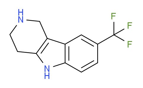 CAS No. 19735-44-5, 8-(Trifluoromethyl)-2,3,4,5-tetrahydro-1H-pyrido[4,3-b]indole