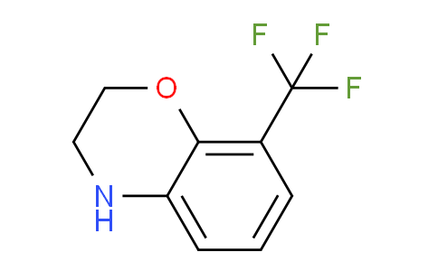 CAS No. 939759-08-7, 8-(Trifluoromethyl)-3,4-dihydro-2H-benzo[b][1,4]oxazine
