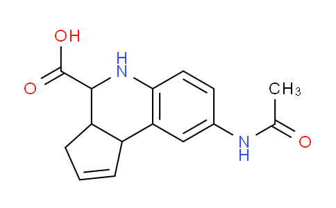 CAS No. 347362-65-6, 8-Acetamido-3a,4,5,9b-tetrahydro-3H-cyclopenta[c]quinoline-4-carboxylic acid