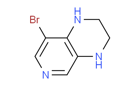 CAS No. 1253526-90-7, 8-Bromo-1,2,3,4-tetrahydropyrido[3,4-b]pyrazine
