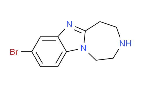 CAS No. 1239879-65-2, 8-Bromo-2,3,4,5-tetrahydro-1H-benzo[4,5]imidazo[1,2-d][1,4]diazepine
