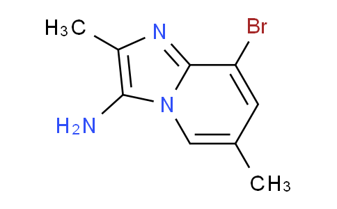 CAS No. 1493950-79-0, 8-Bromo-2,6-dimethylimidazo[1,2-a]pyridin-3-amine