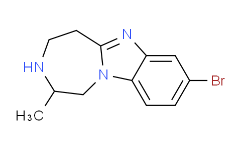 CAS No. 1272321-97-7, 8-Bromo-2-methyl-2,3,4,5-tetrahydro-1H-benzo[4,5]imidazo[1,2-d][1,4]diazepine