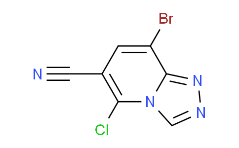 CAS No. 1823924-70-4, 8-Bromo-5-chloro-[1,2,4]triazolo[4,3-a]pyridine-6-carbonitrile