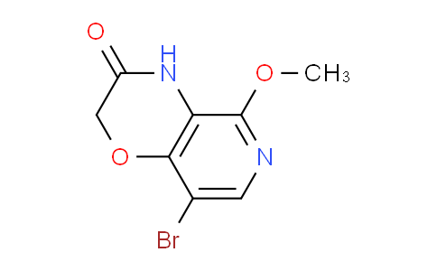 CAS No. 1590410-08-4, 8-Bromo-5-methoxy-2H-pyrido[4,3-b][1,4]oxazin-3(4H)-one