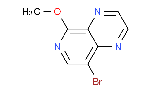 CAS No. 1590409-72-5, 8-Bromo-5-methoxypyrido[3,4-b]pyrazine