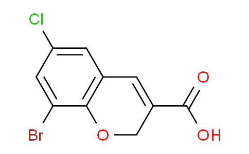 CAS No. 885271-01-2, 8-Bromo-6-chloro-2H-chromene-3-carboxylic acid