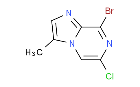 CAS No. 84066-11-5, 8-Bromo-6-chloro-3-methylimidazo[1,2-a]pyrazine