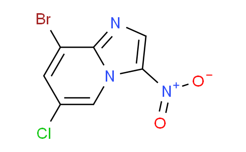 CAS No. 1072944-56-9, 8-Bromo-6-chloro-3-nitroimidazo[1,2-a]pyridine