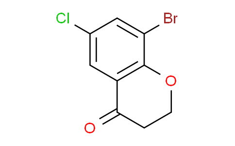 CAS No. 890839-47-1, 8-Bromo-6-chlorochroman-4-one