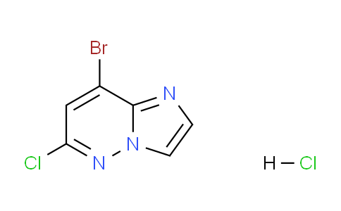 CAS No. 933034-89-0, 8-Bromo-6-chloroimidazo[1,2-b]pyridazine hydrochloride