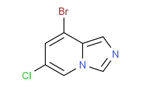 CAS No. 1427400-82-5, 8-Bromo-6-chloroimidazo[1,5-a]pyridine