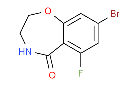 CAS No. 1962125-90-1, 8-Bromo-6-fluoro-3,4-dihydrobenzo[f][1,4]oxazepin-5(2H)-one