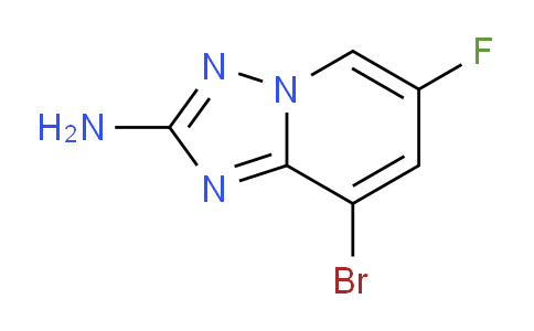 CAS No. 1257705-51-3, 8-Bromo-6-fluoro-[1,2,4]triazolo[1,5-a]pyridin-2-amine